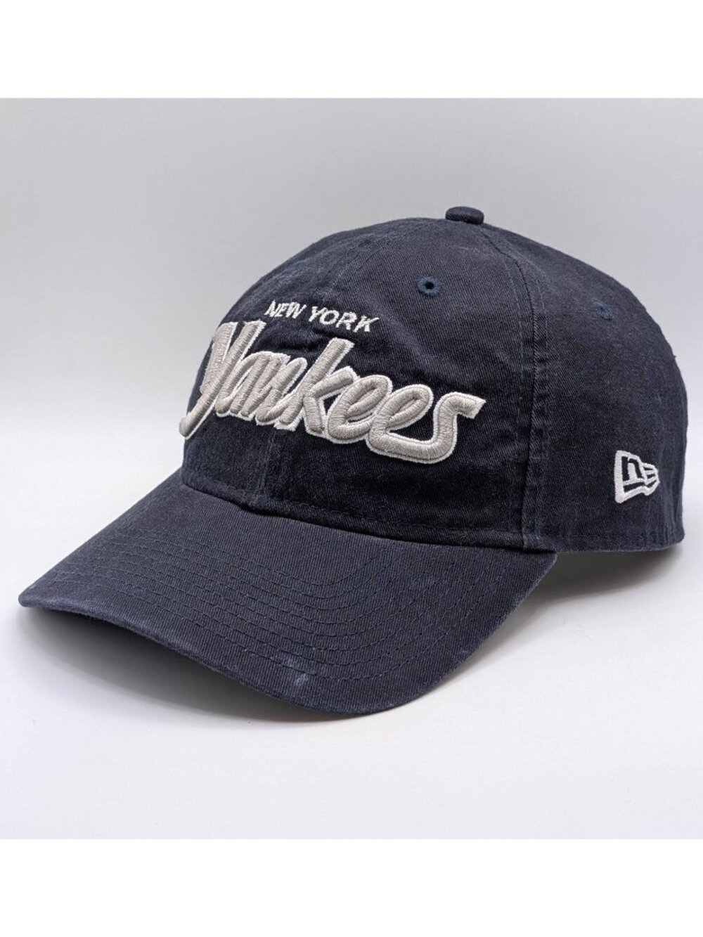 New York Yankees New Era Navy Blue Snapback MLB NY Distressed Dad Hat 9twenty